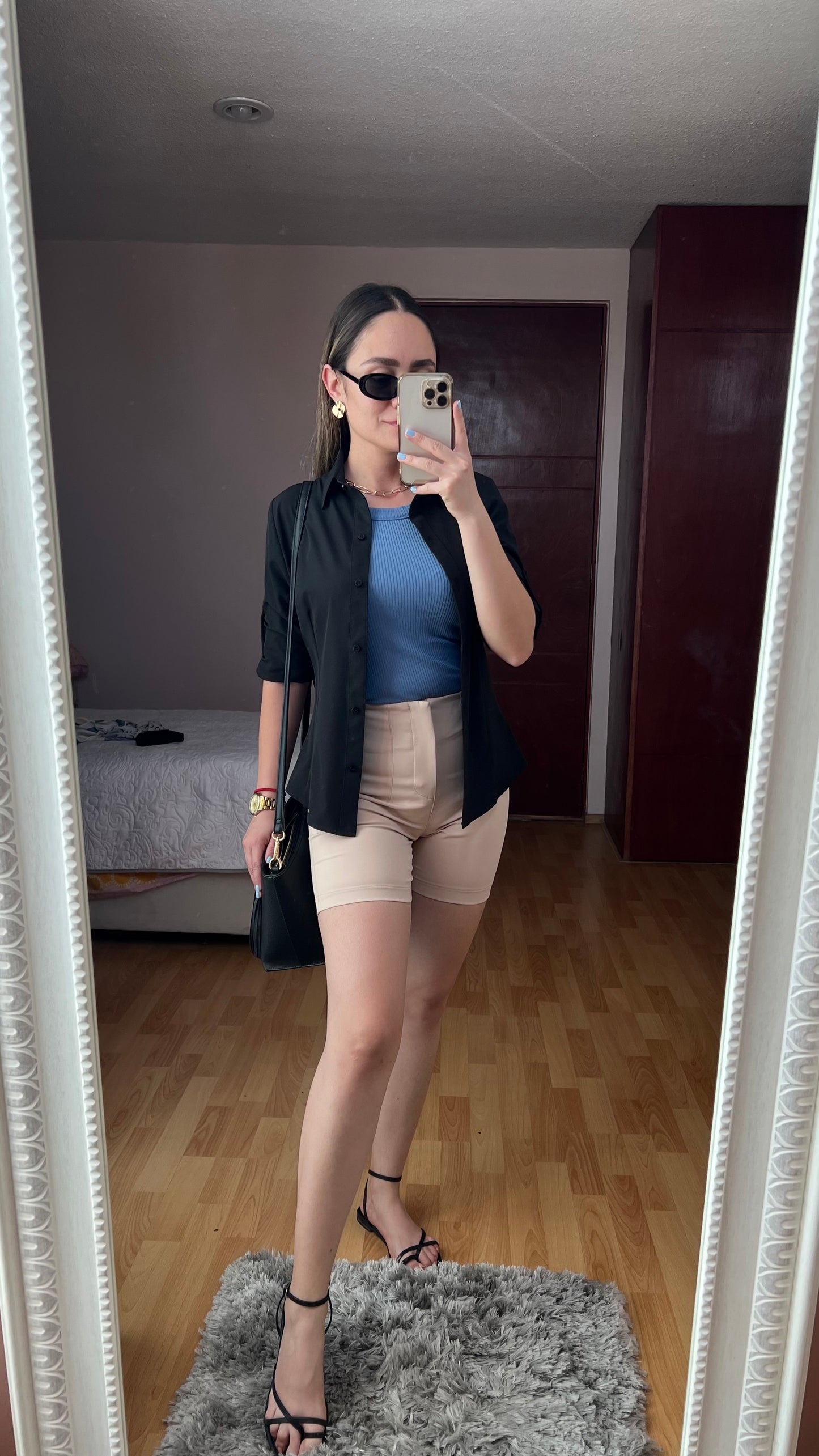 Camisa básica negro
