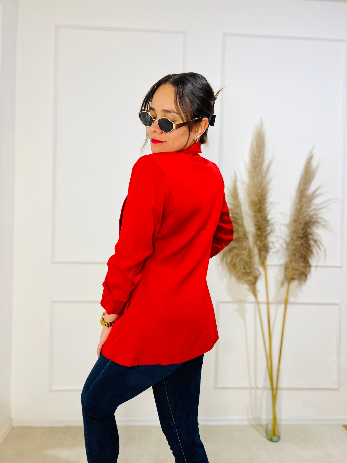 Blazer Eva rojo