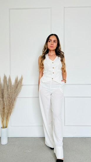 Conjunto lino blanco