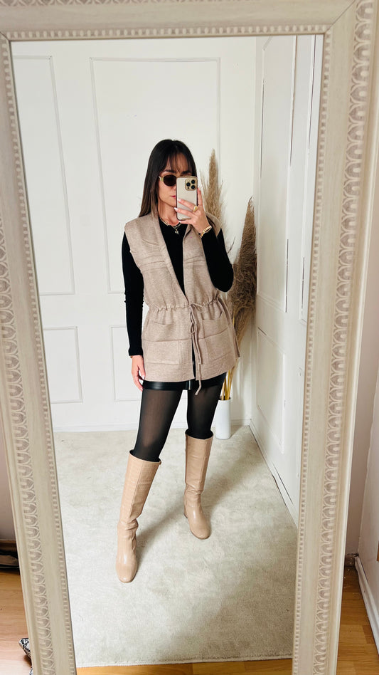 Chaleco Andy beige