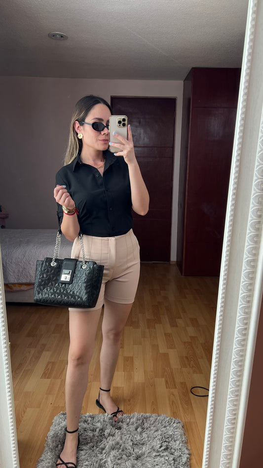 Camisa básica negro