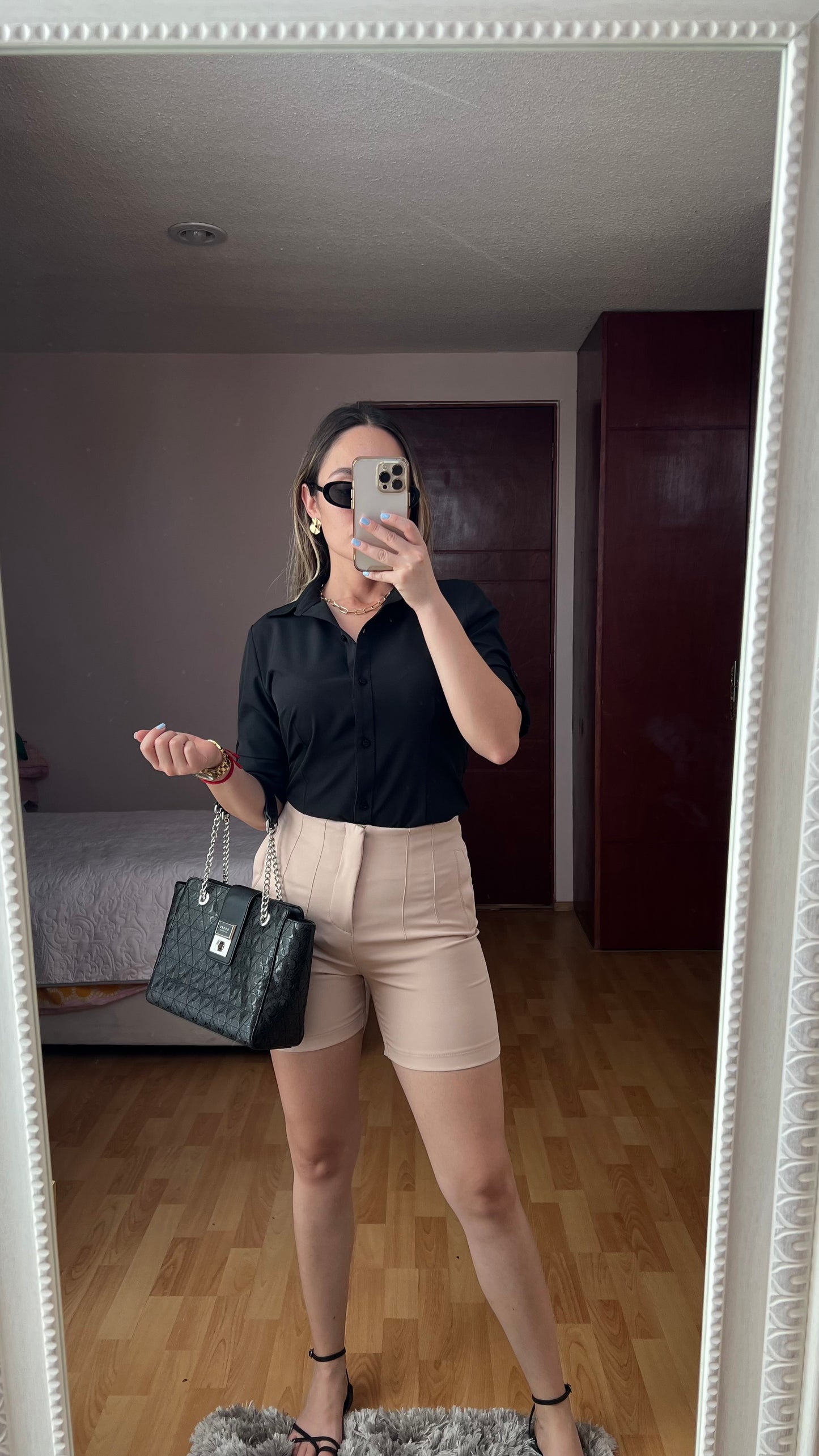 Camisa básica negro