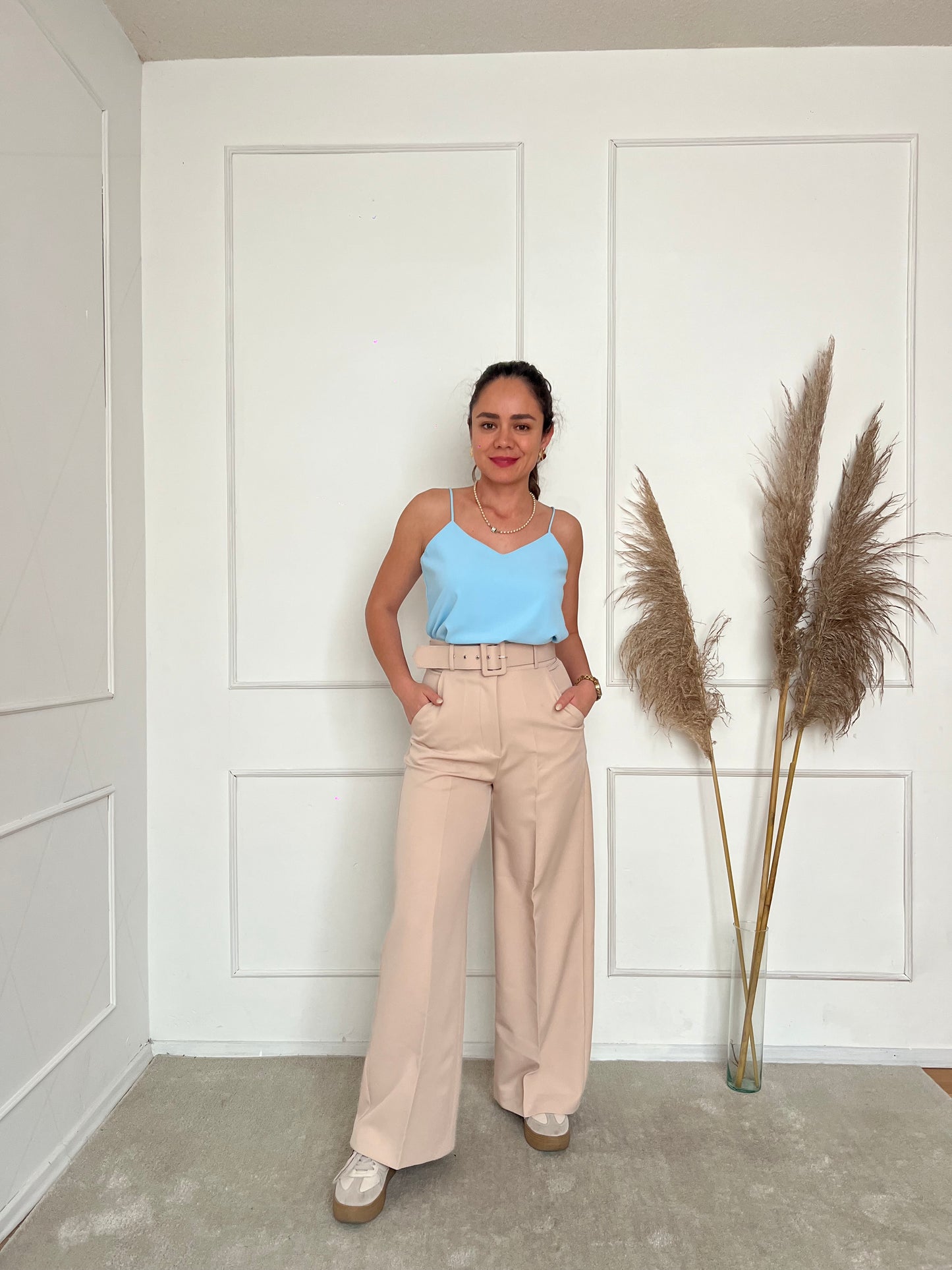 Pantalon Cecilia beige
