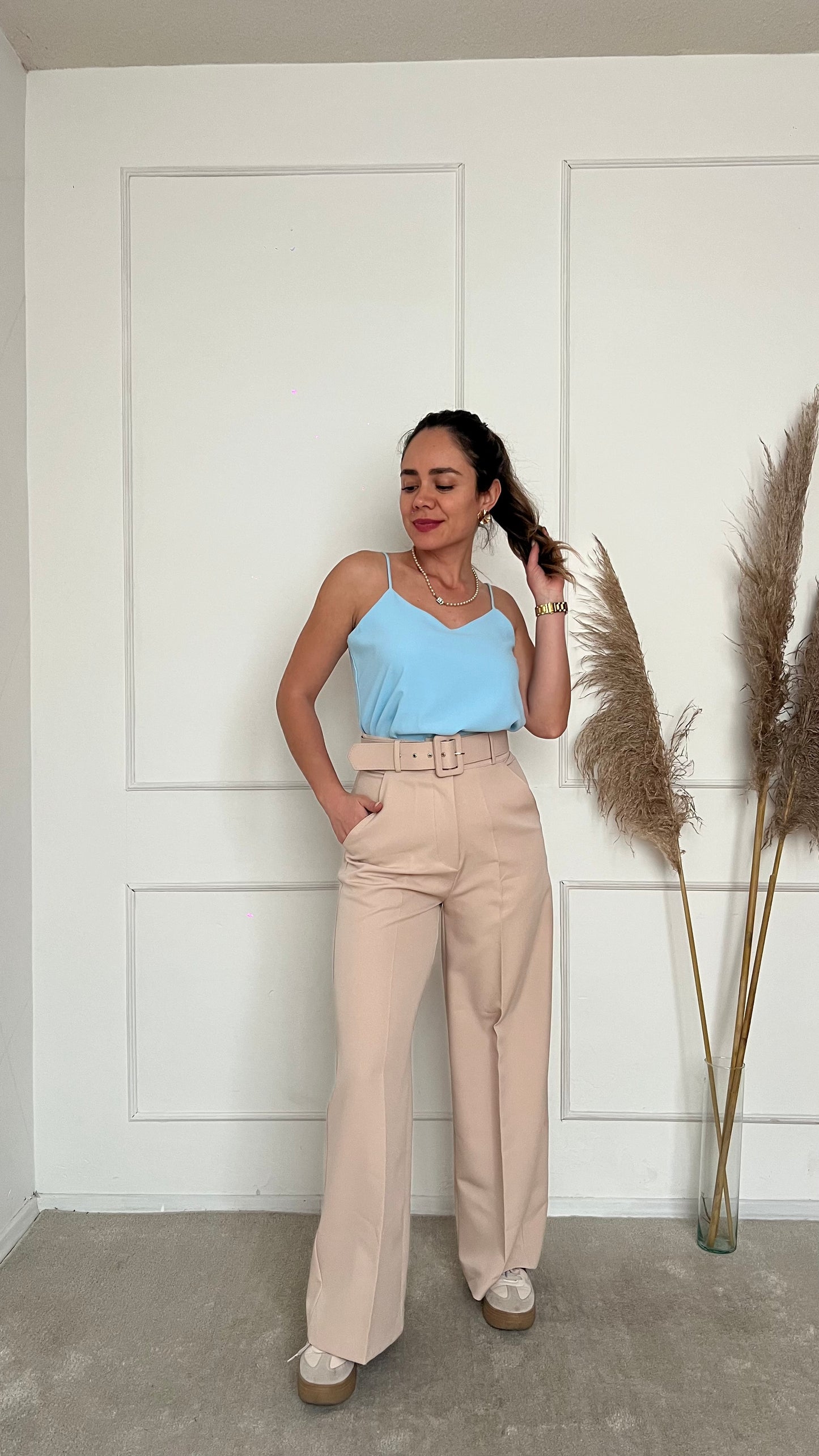 Pantalon Cecilia beige