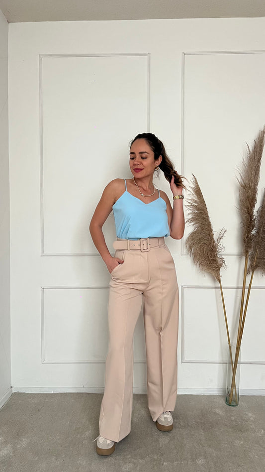 Pantalon Cecilia beige