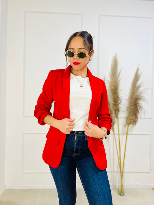 Blazer Eva rojo